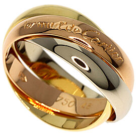 CARTIER Tri-Color Gold Trinity US 4.5 Ring QJLXG-2573