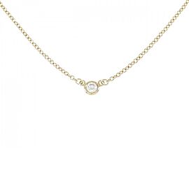 TIFFANY & Co 18K Yellow Gold By the Yard Necklace E1133