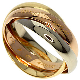 CARTIER Tri-Color Gold Trinity US 5.75 Ring QJLXG-2571