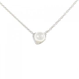TIFFANY & Co 925 Silver Open Heart lariat Necklace E1128
