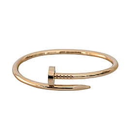 Cartier Juste Un Clou Bracelet Rose Gold Size 16